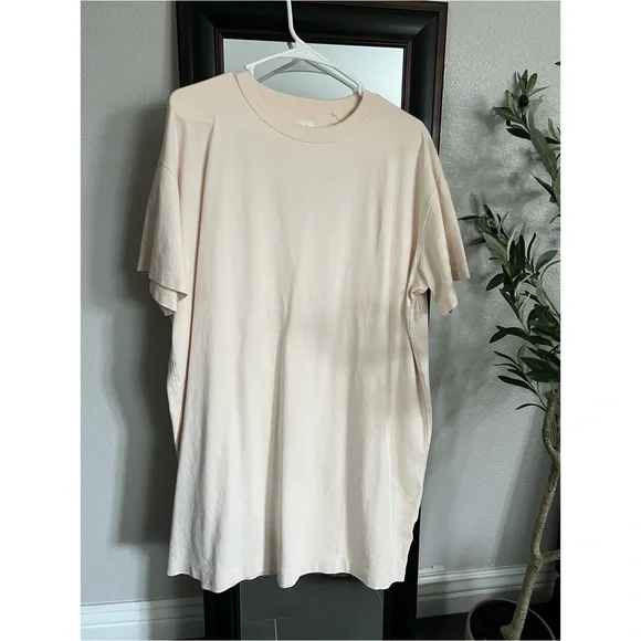 Uniqlo Cream Casual Dress
